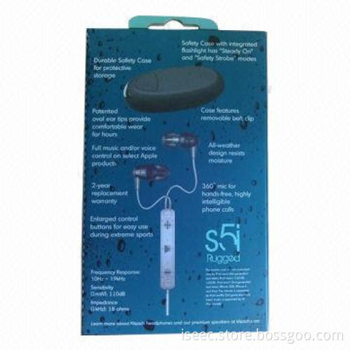 Super quality sports headphone for S5I with mic, drive-by-wire for cell phone